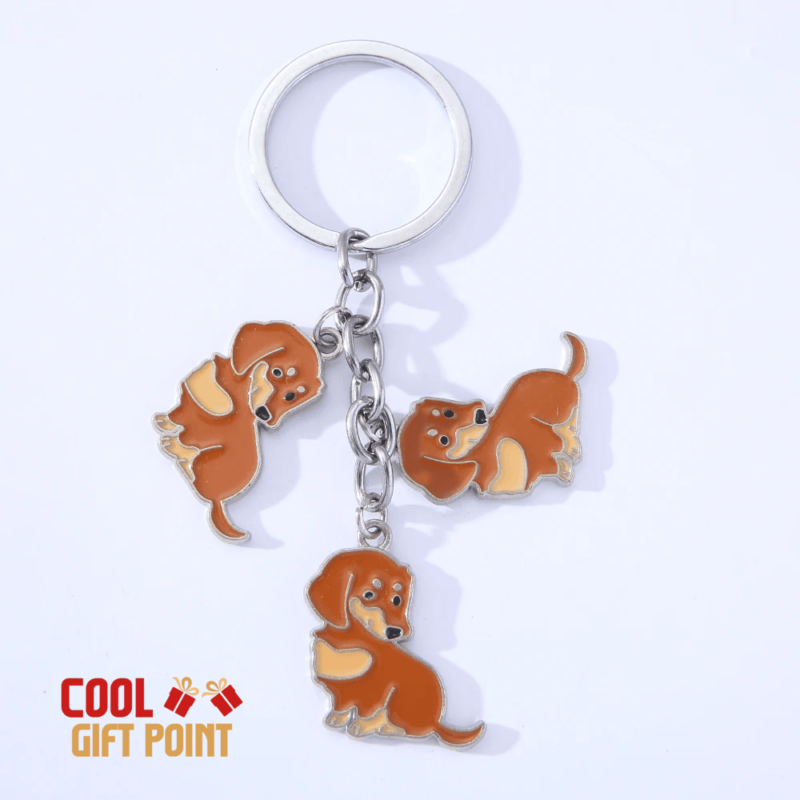 Dachshund key ring cute animal pet Keychain